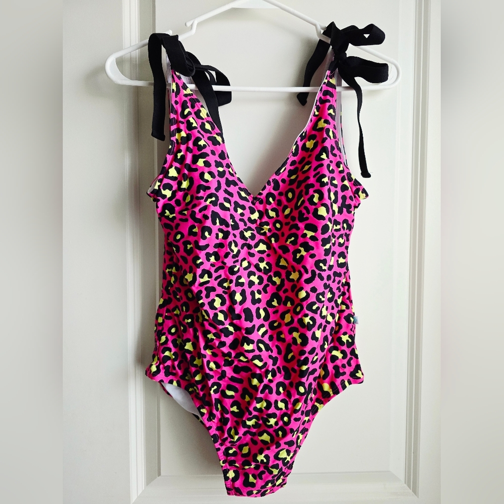 Posh Peanut Pink Leopard One Piece Swimsuit